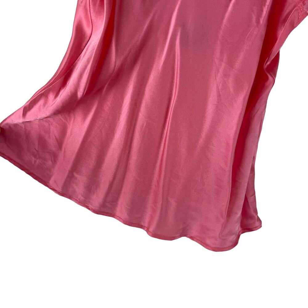 Cosabella Journelle Charlotte Silk Cami Womens Small Pink Lace Sexy Sleeveless - Picture 5 of 14